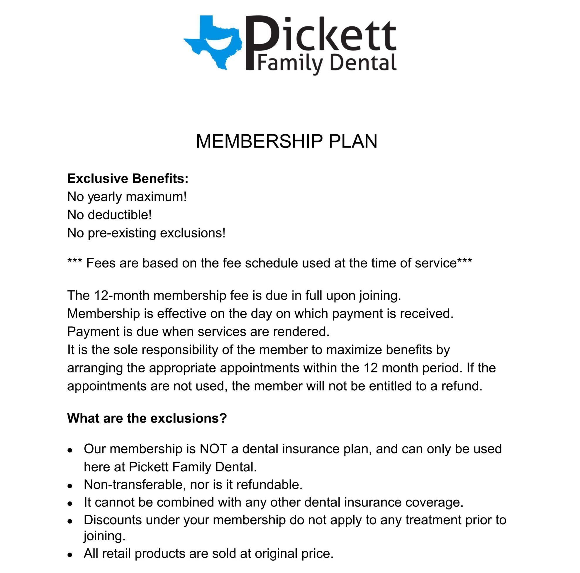 membership plan