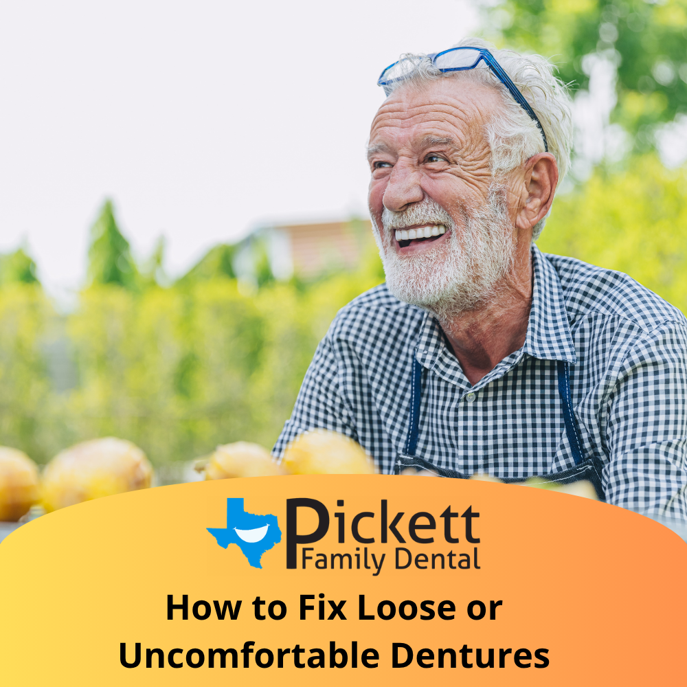 How to Fix Loose or Uncomfortable Dentures